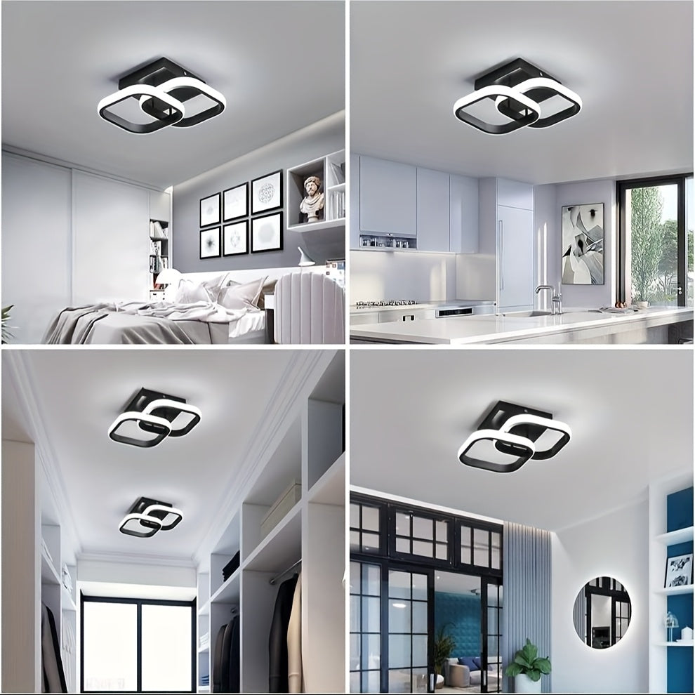 Indoor square ceiling light luxury chandelier