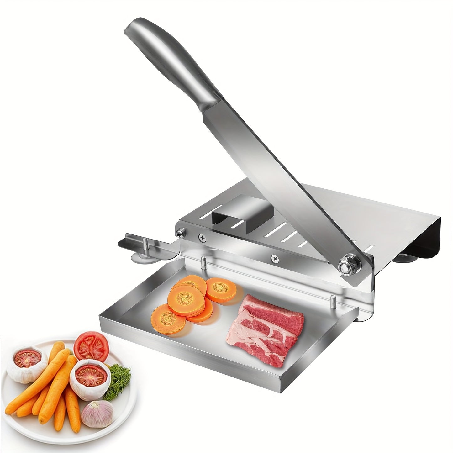 Stainless Steel Manual Meat Slicer