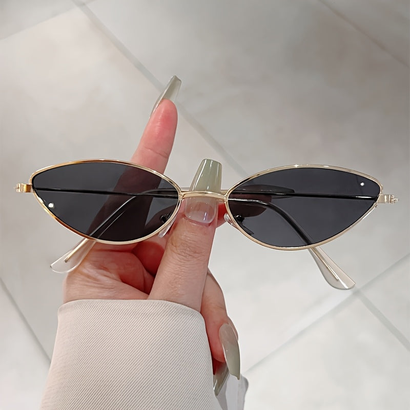 Unisex Cat-Eye Glasses with Candy Color Lenses