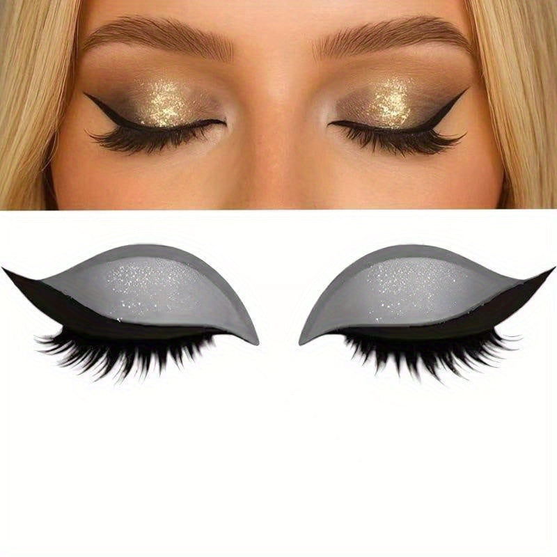 Three-In-One Self-Adhesive Eyeliner, Eyeshadow And Eyelash Stickers