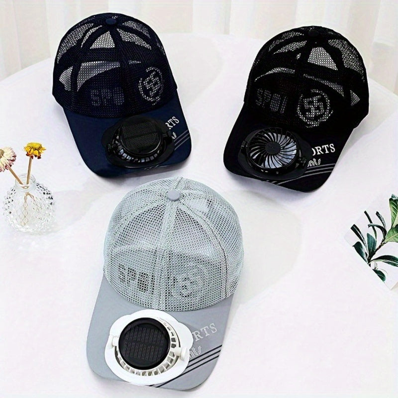 Wide Brim Solar Fan Hat for Men & Women