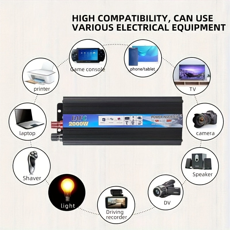 500W/ 1000W(Peak) Power Inverter
