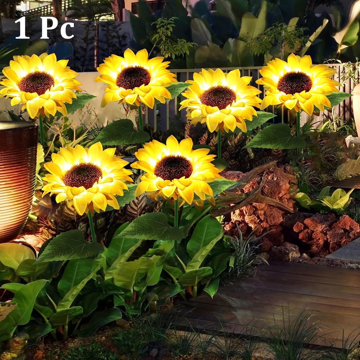 Solar Sunflower Light Outdoor Decorative Light