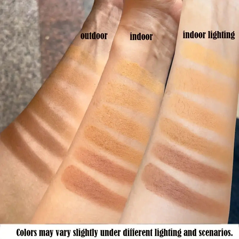 6 Shades Waterproof & Sweatproof Contour & Concealer Powder