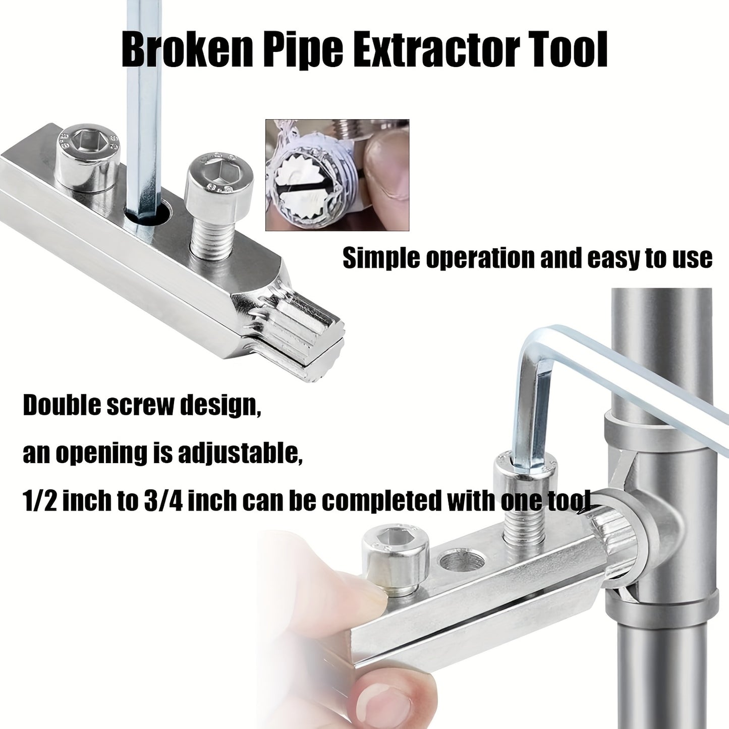 10pcs Broken Thread Extractor