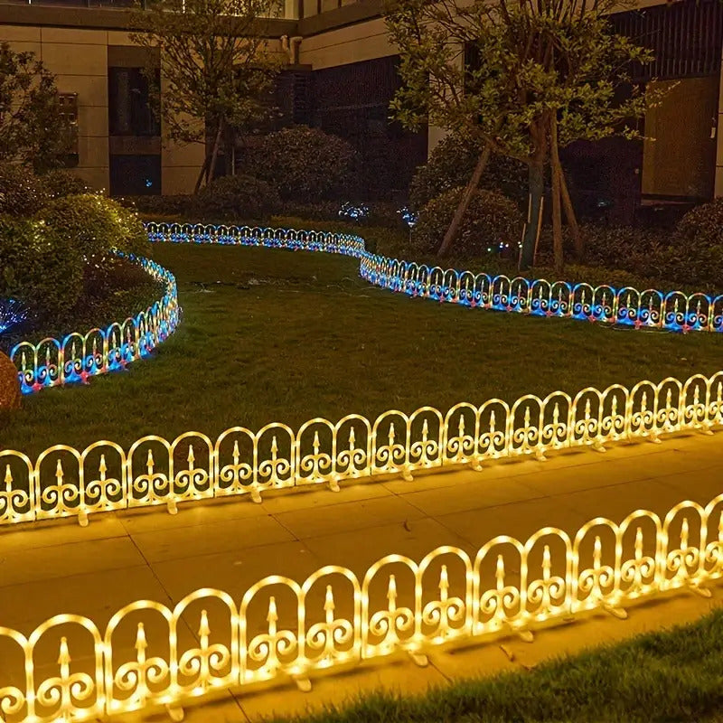 8pcs Outdoor Solar Fence Lights