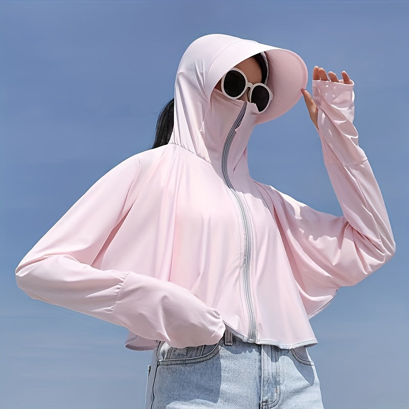 Summer women's short sun protection jacket cape sun protection clothing