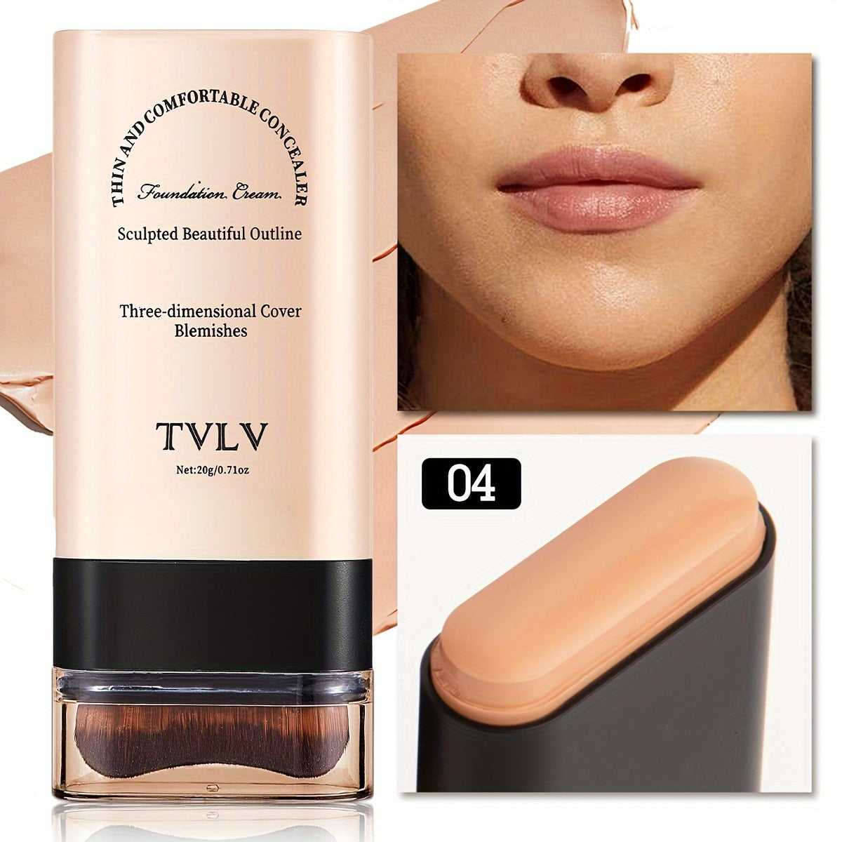 Two In One Concealer Foundation Make-up Stick