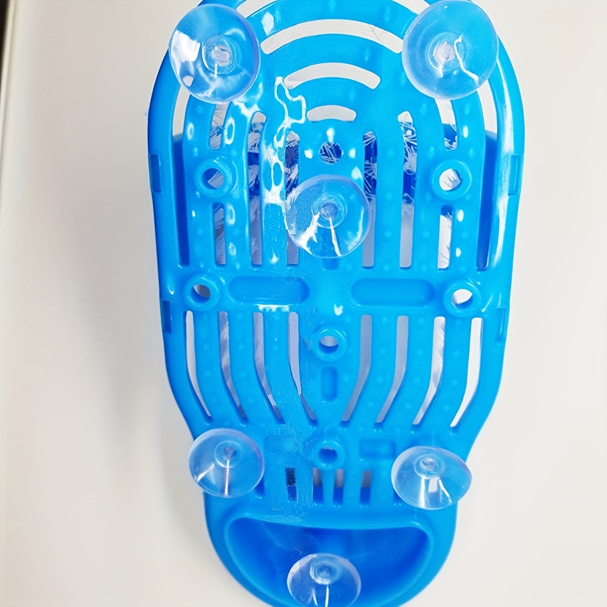 1 Piece Hypoallergenic Silicone Foot Scrubber and Massage Brush