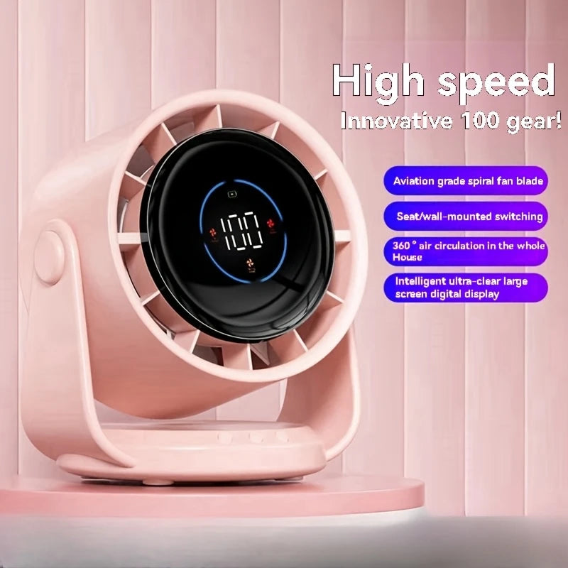 Ultra-Quiet USB Rechargeable Mini Electric Fan
