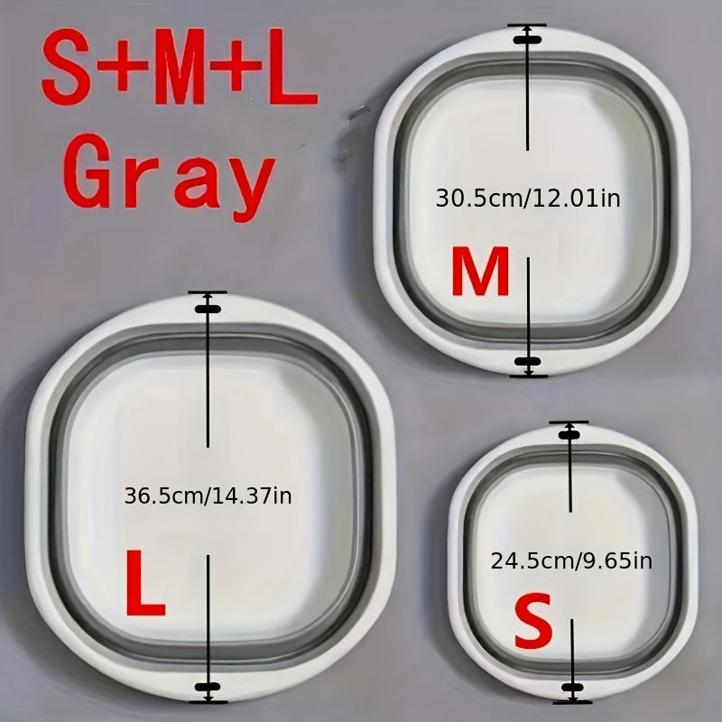 3pcs Set of Foldable Basins