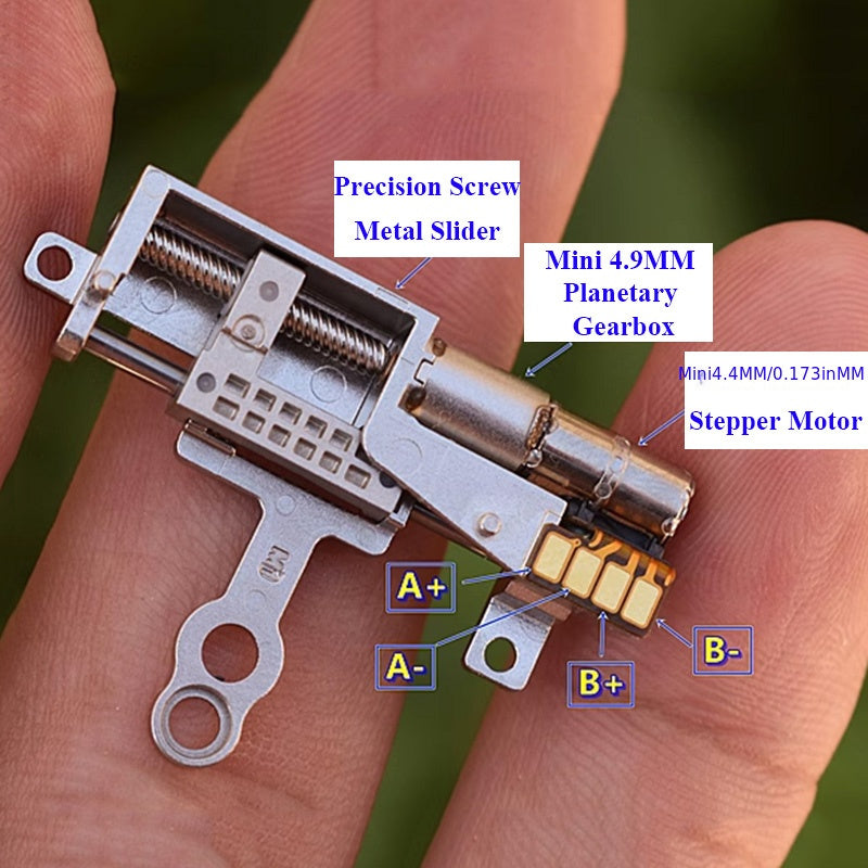 Ultra-Compact 5Mm Precision Planet Gear Box Step Motor