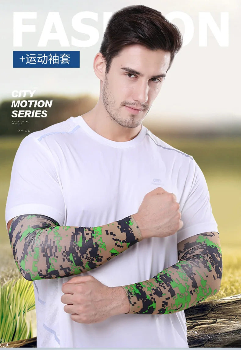 Unisex Cooling Arm Sleeves Cover Sports Running