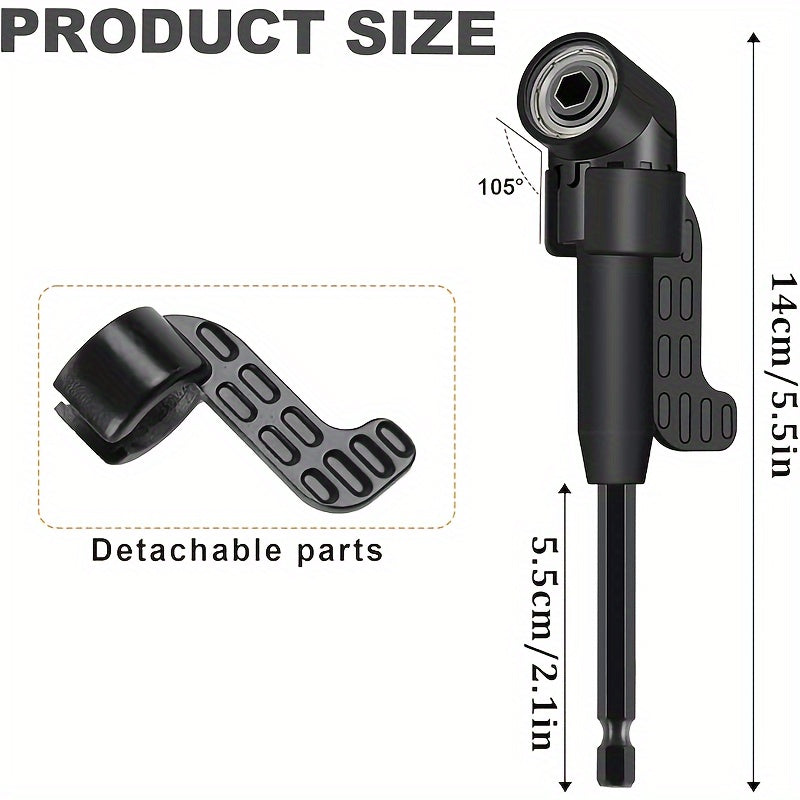 6pcs Right Angle Drill Attachment Set