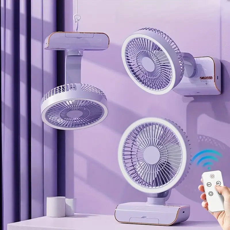 4000mAh 5-Speed Rechargeable Portable Fan