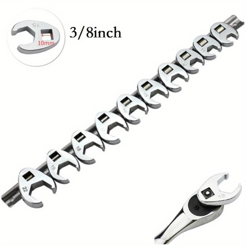 3/ 8 Inch Drive Crowfoot Wrench Set