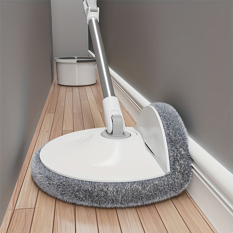 1 Set Household Spin Mop And Bucket Set, With 5 Mop Cloths