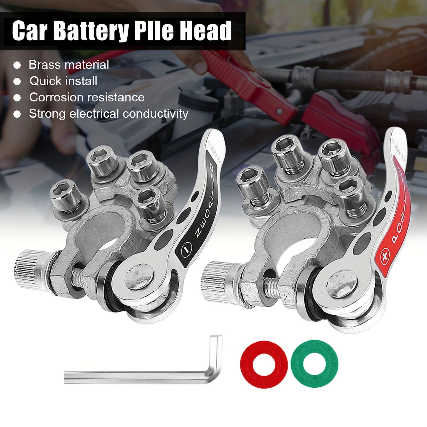 4pcs Zinc Alloy Quick Release Disassembly Clip