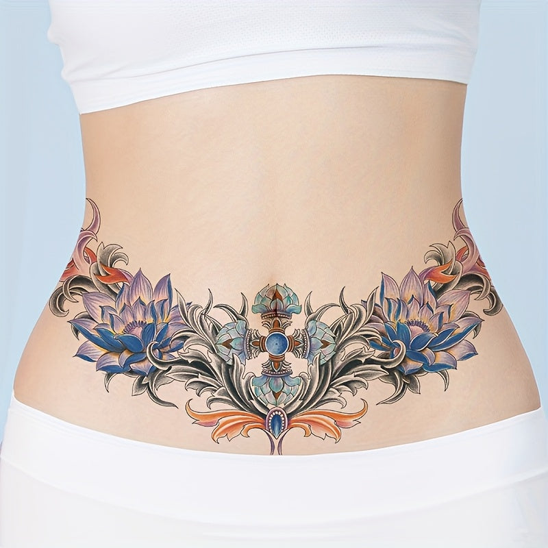 Elegant High-End Colorful Tattoo Stickers