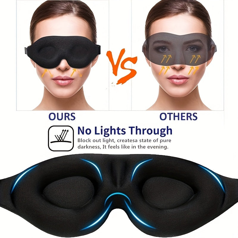 Soft 3D Contour Cup Sleep Mask