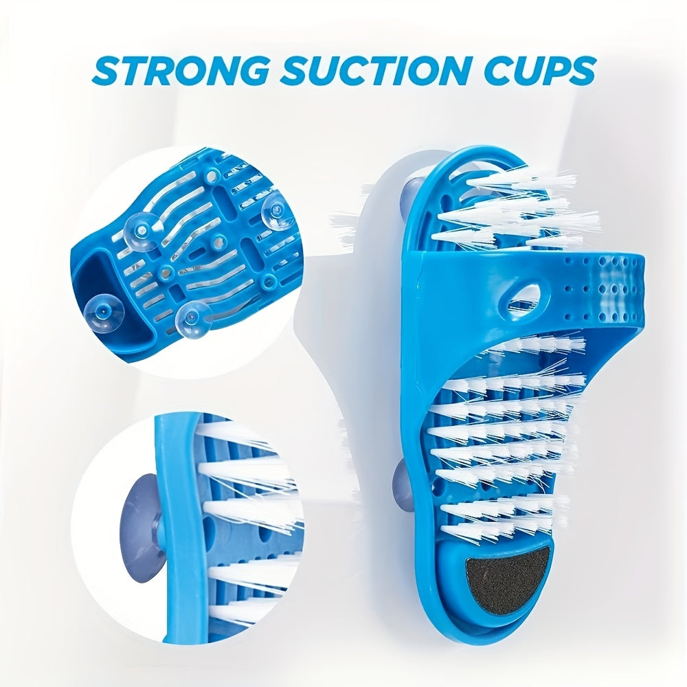 1 Piece Hypoallergenic Silicone Foot Scrubber and Massage Brush
