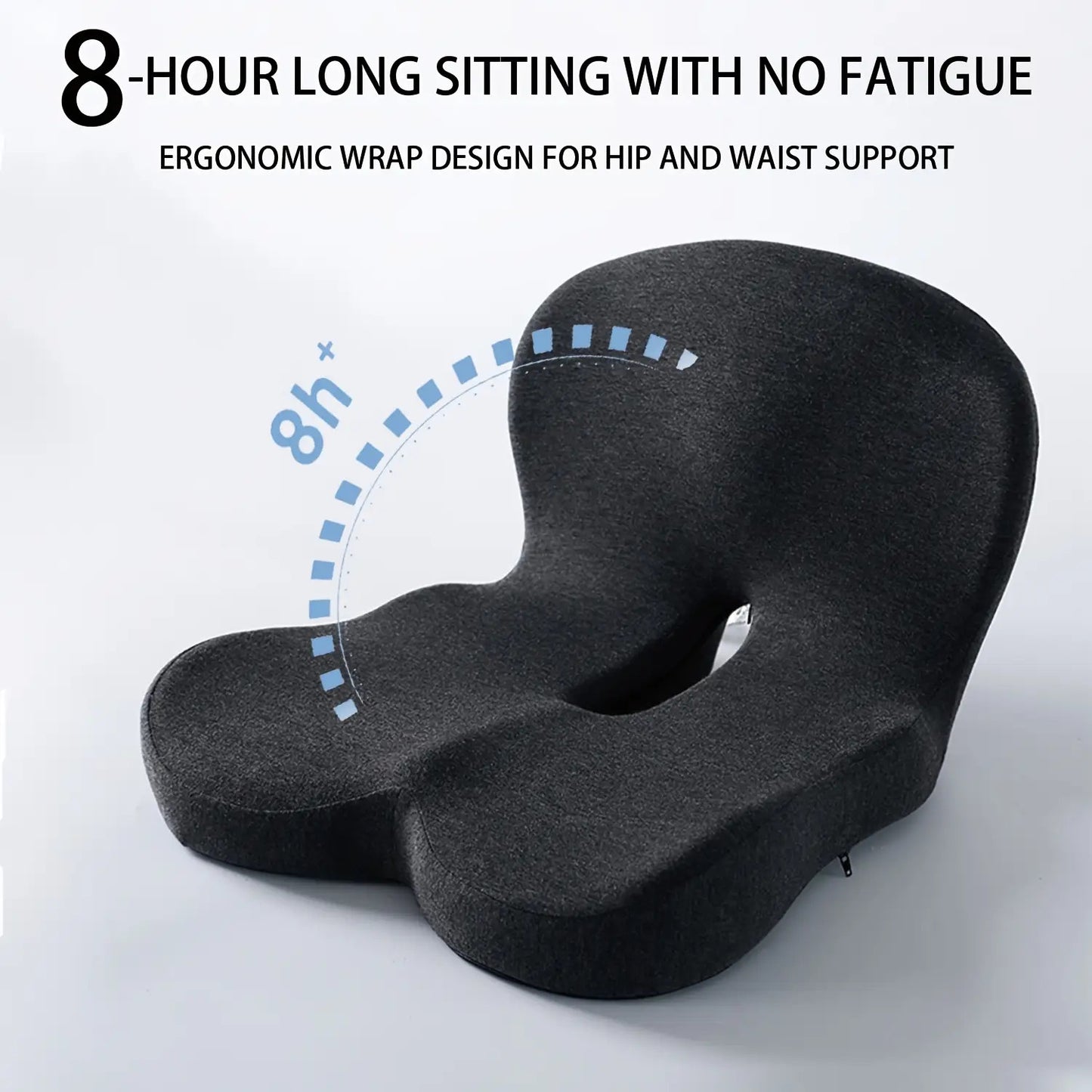 1pc Ergonomic Backrest Seat Cushion