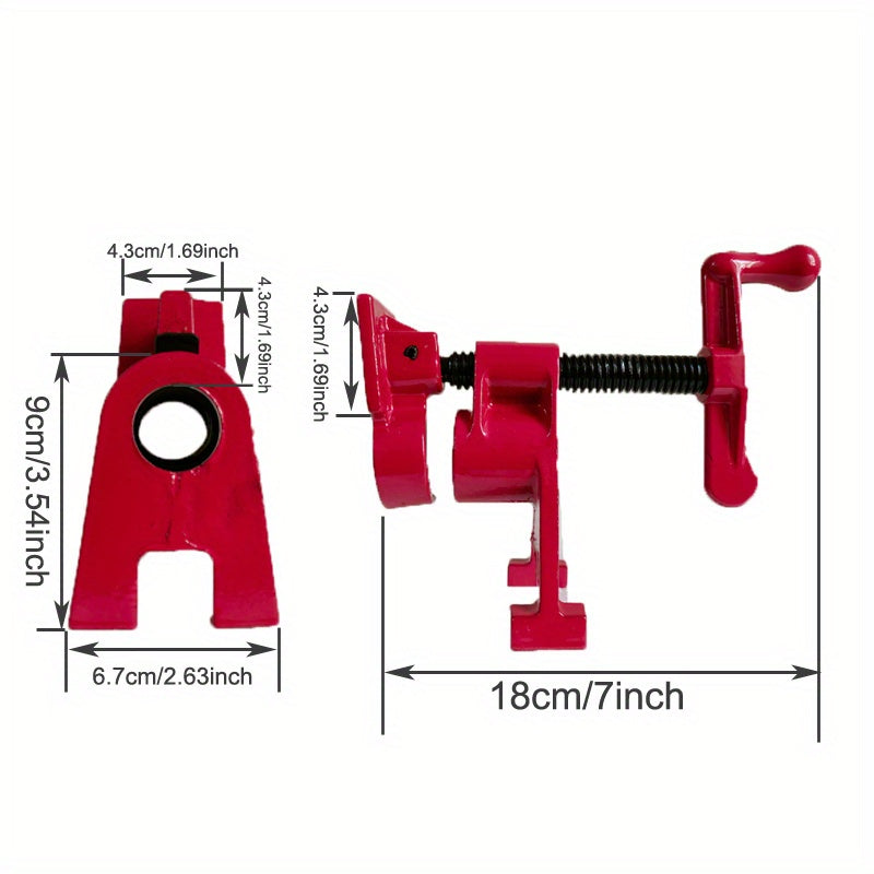 Heavy-Duty Cast Iron Pipe Clamps