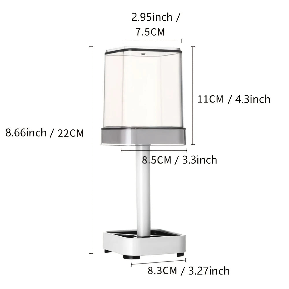 Toothbrush Holder With Cup/ Cover