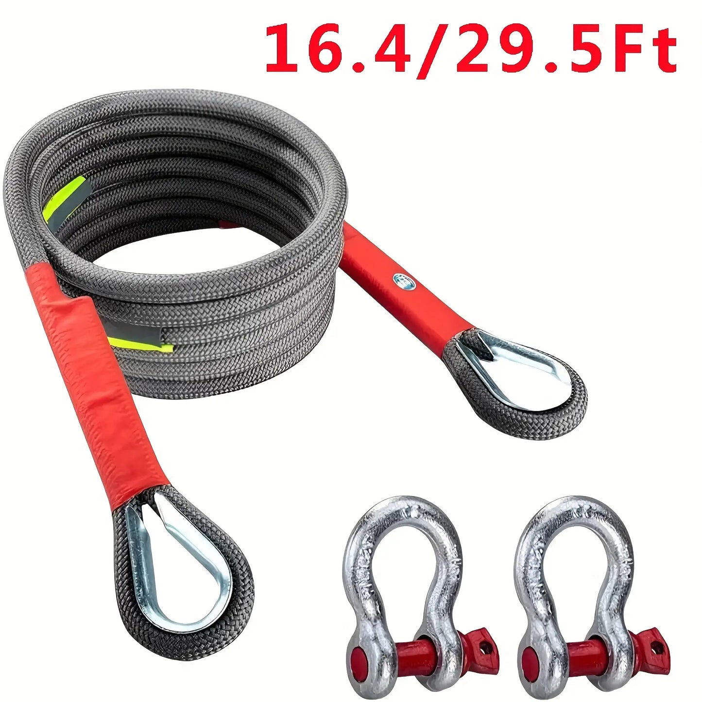 Heavy-Duty 5/9m Trailer Rope Towing Strap Recovery Kit