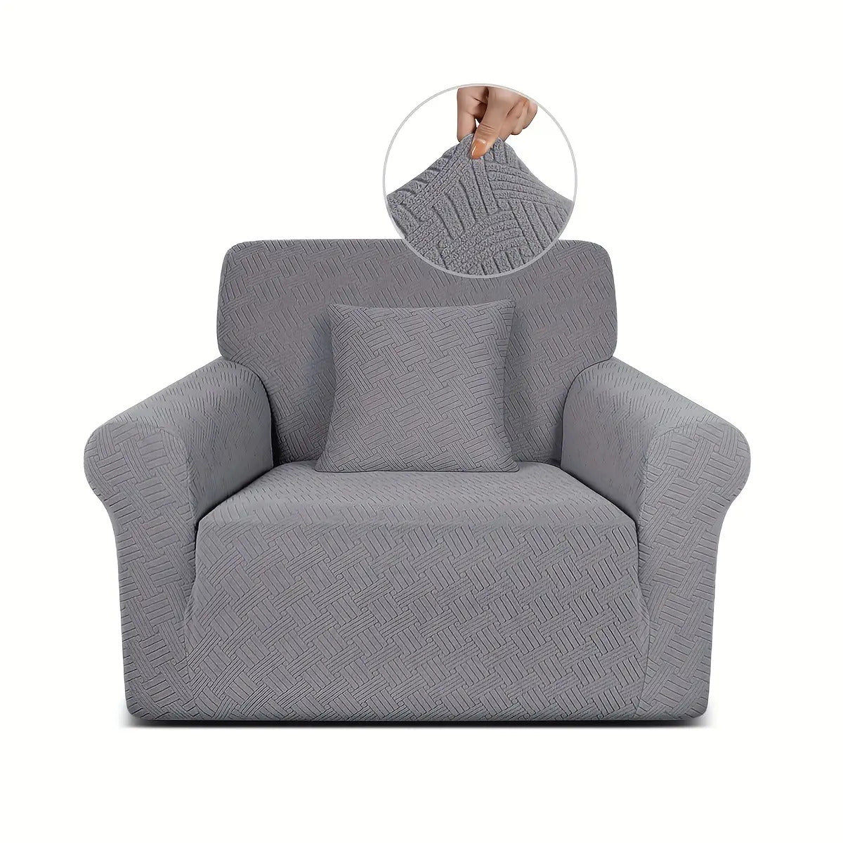 A Thickened Jacquard Sofa Cover With Elastic All-inclusive Sofa Cover
