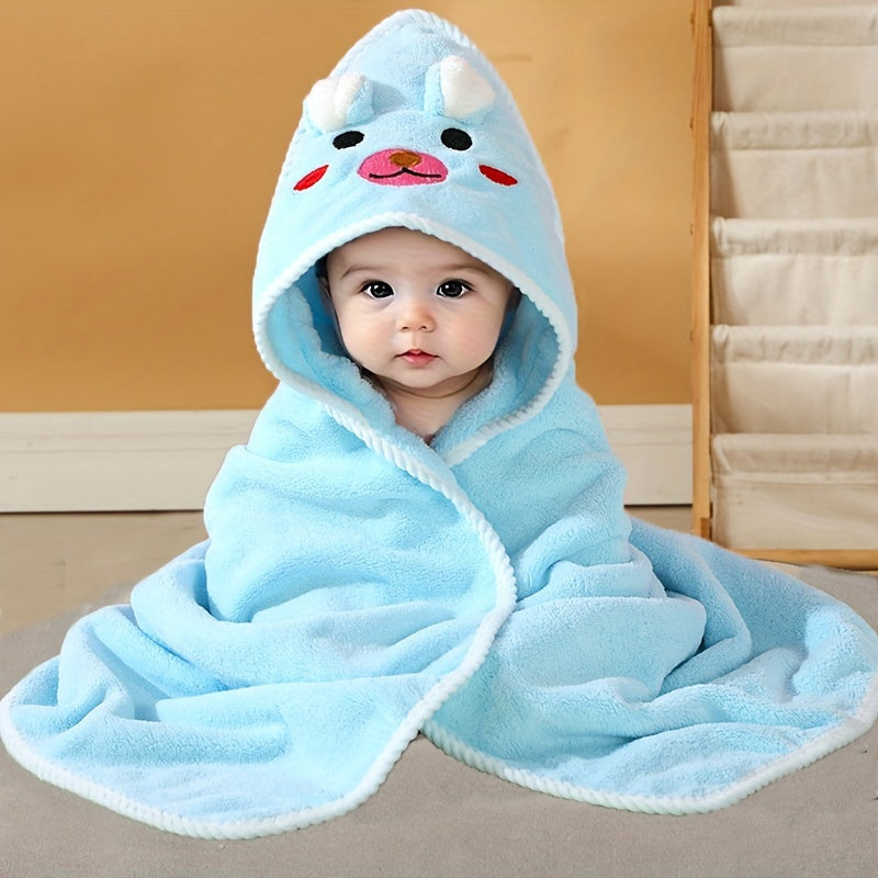 Soft Cartoon Animal Swaddling Blanket Set