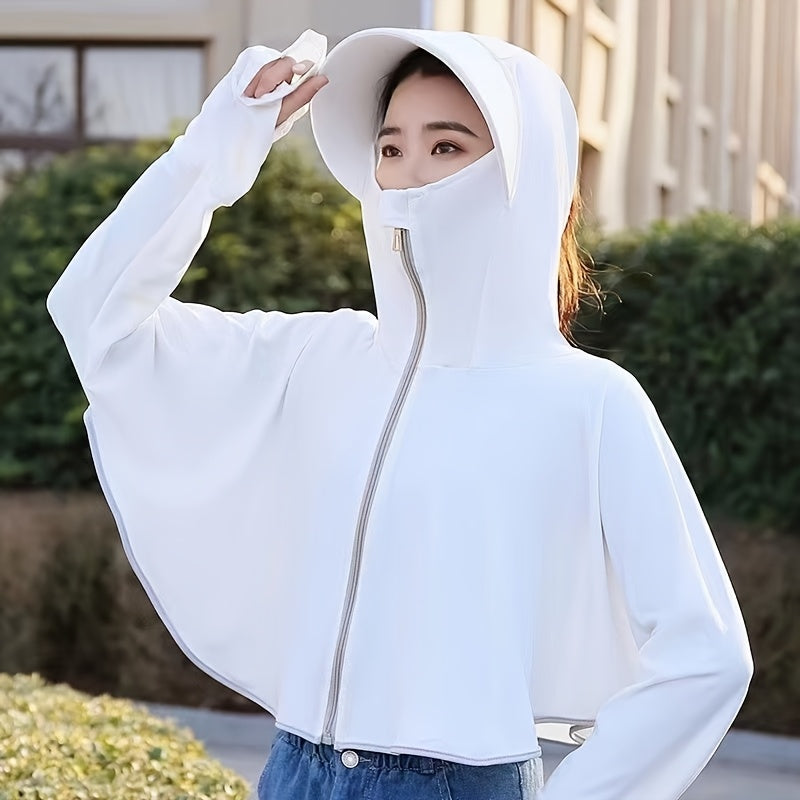 Summer women's short sun protection jacket cape sun protection clothing