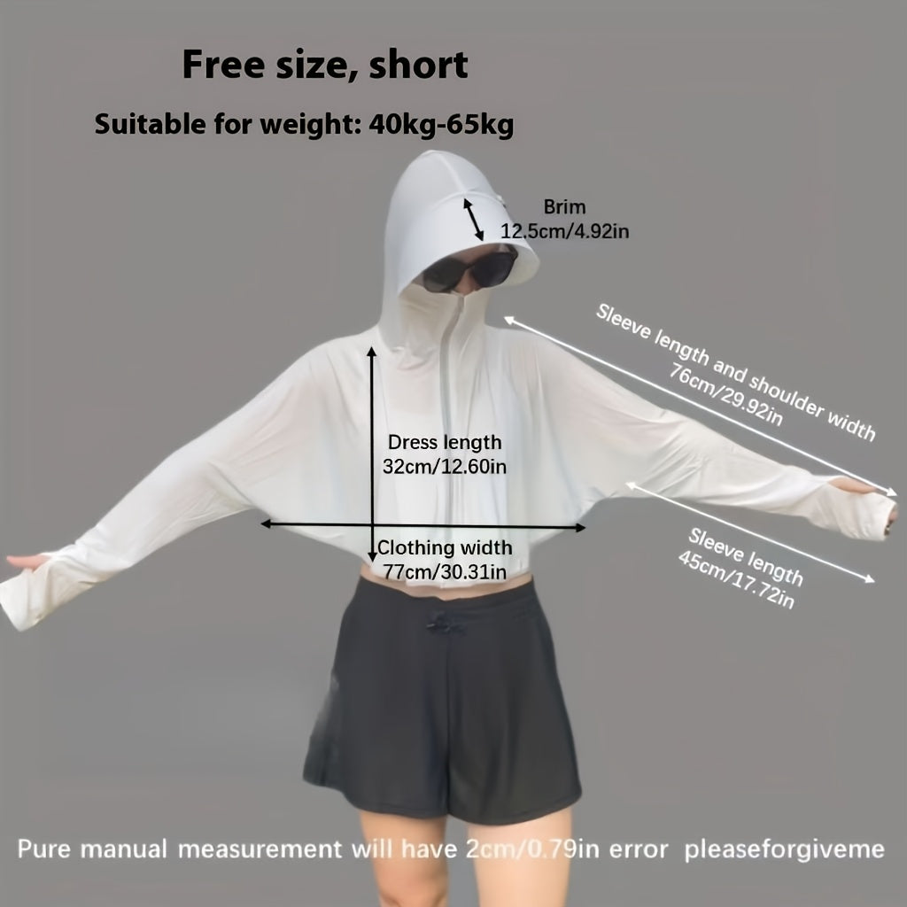 Summer women's short sun protection jacket cape sun protection clothing