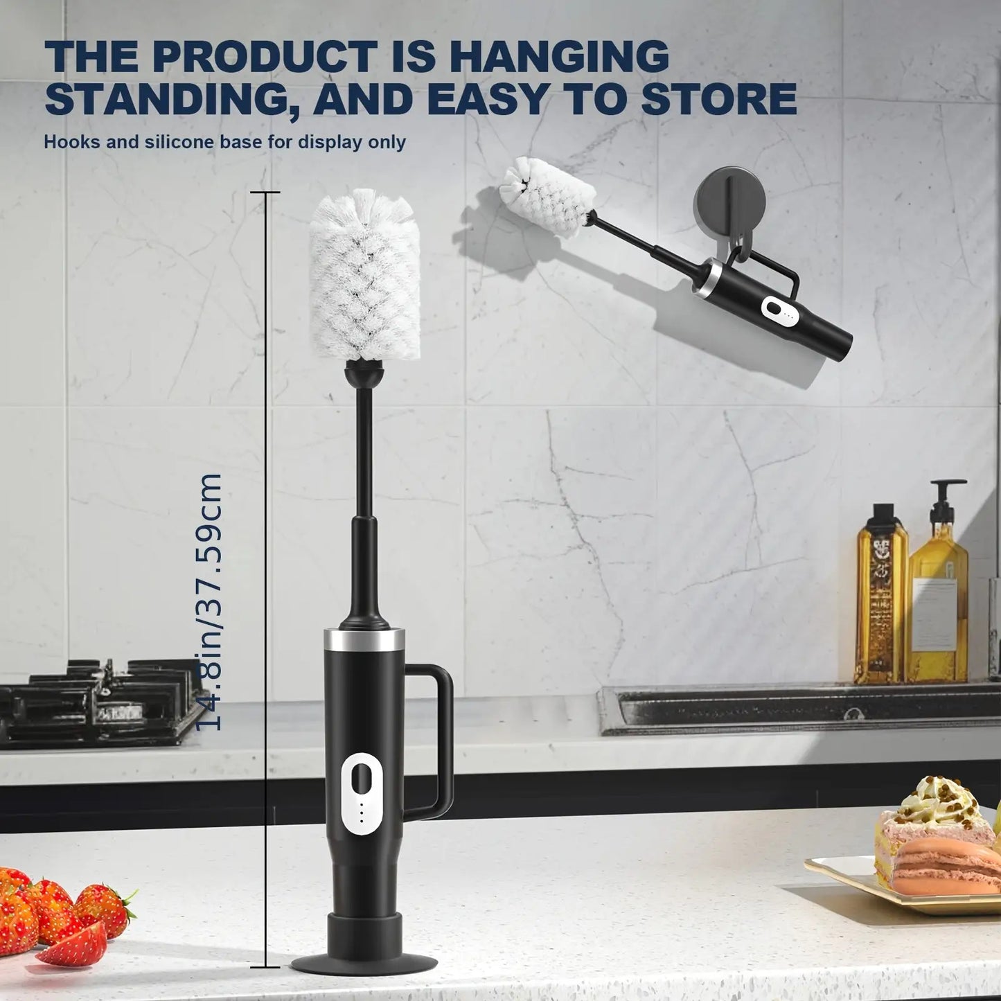 1pc Electric Cleaning Brush For Mugs