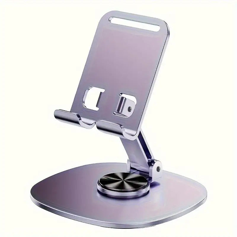 Aluminum Alloy Phone Stand - Waterproof, 360° Rotating Desk Mount