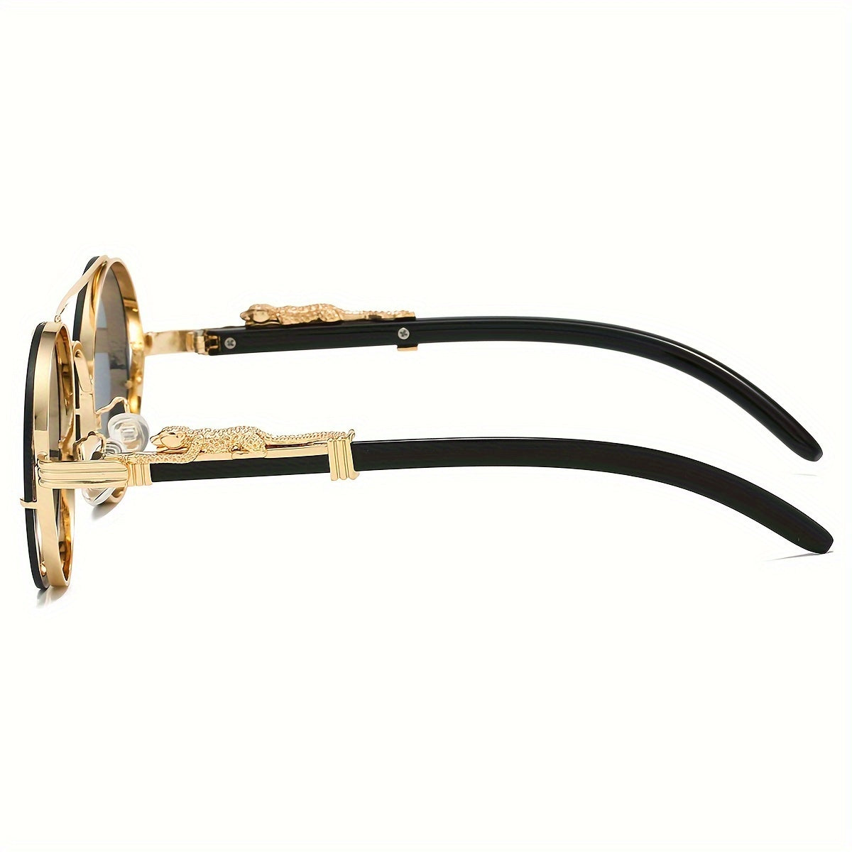Fashionable Round Metal Frame Glasses