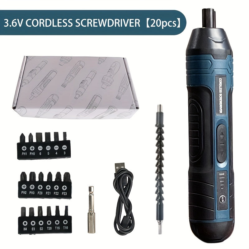 3.6V lithium cordless screwdriver Cordless Electric Screwdriver Set