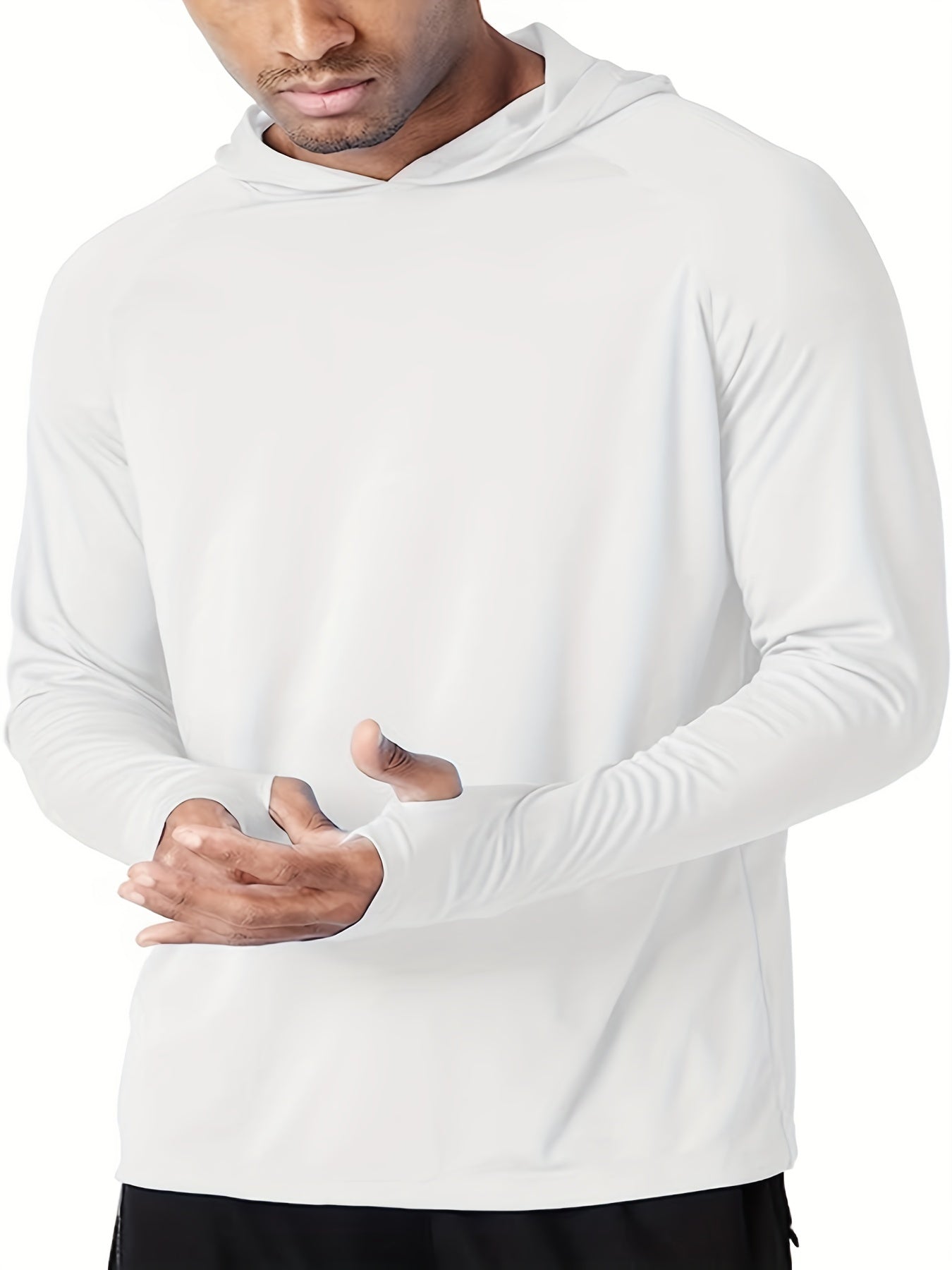 5pcs Men'S Quick-Dry Hooded Shirts