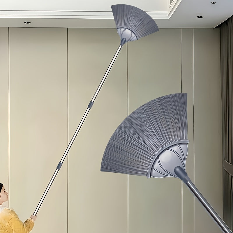 3 Sets of Wall Brooms with Telescopic Rods