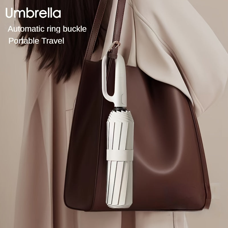 Automatic Umbrella with 10-Rib Windproof Design