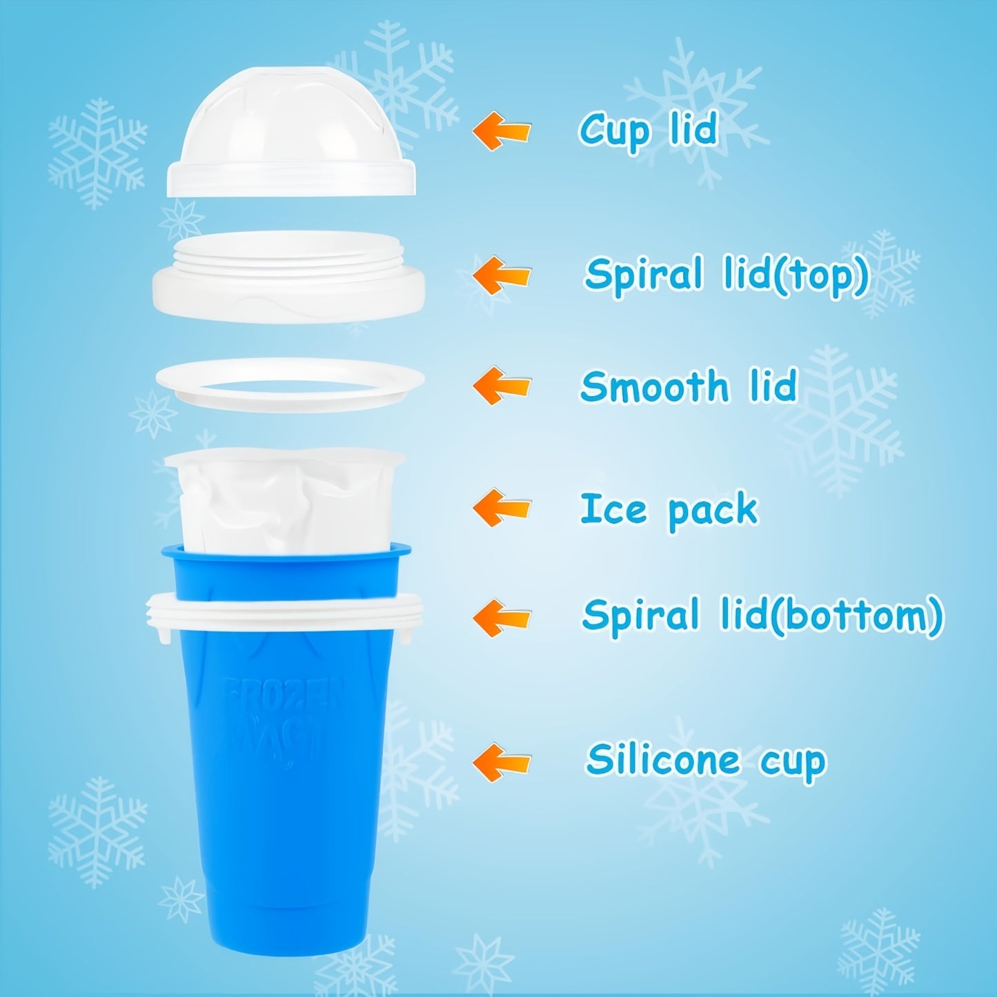-Layer Smoothie Cup: Suitable for homemade smoothies