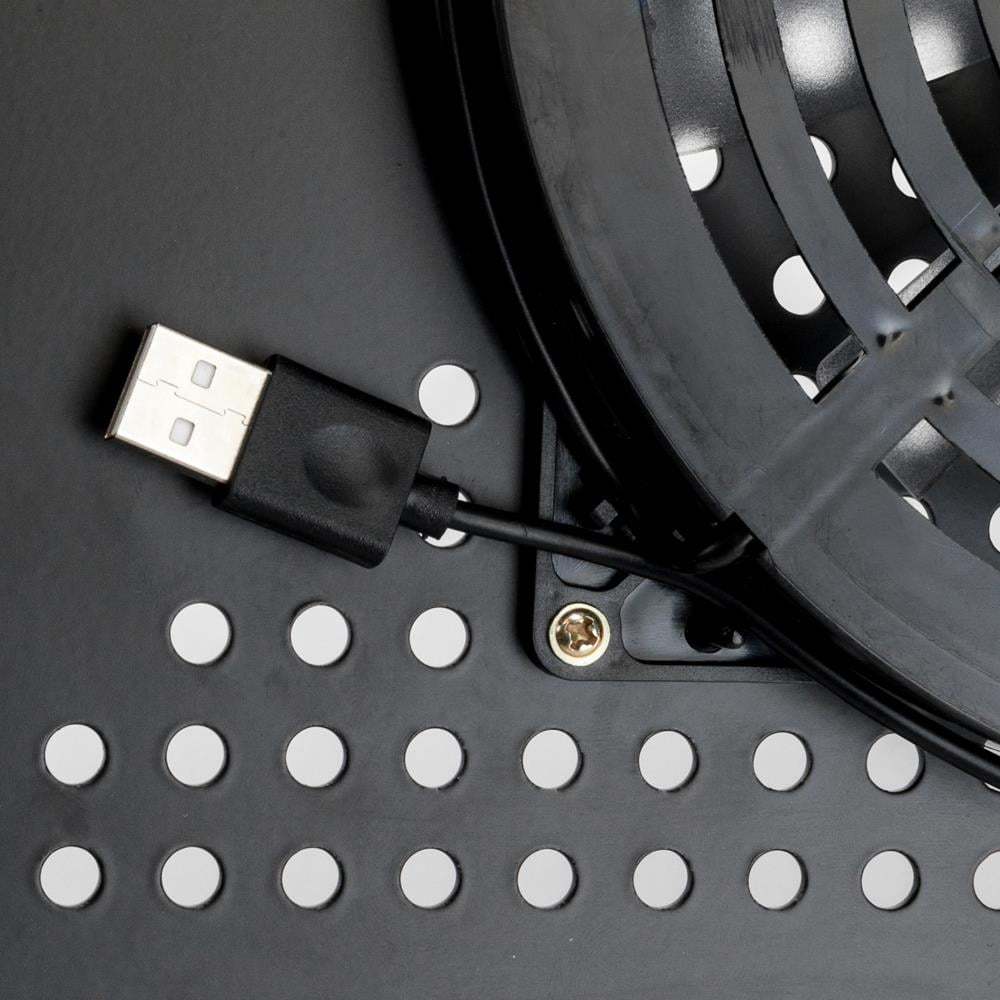 Adjustable Folding Laptop Desk with Cooling Fan
