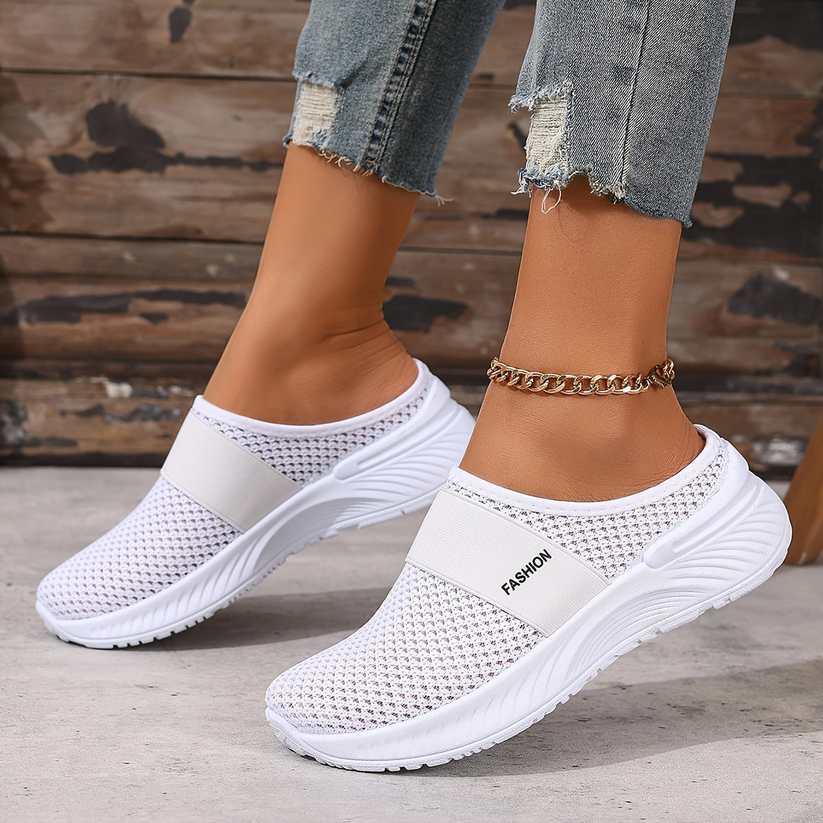 Summer Breathable Mesh Upper Shoes