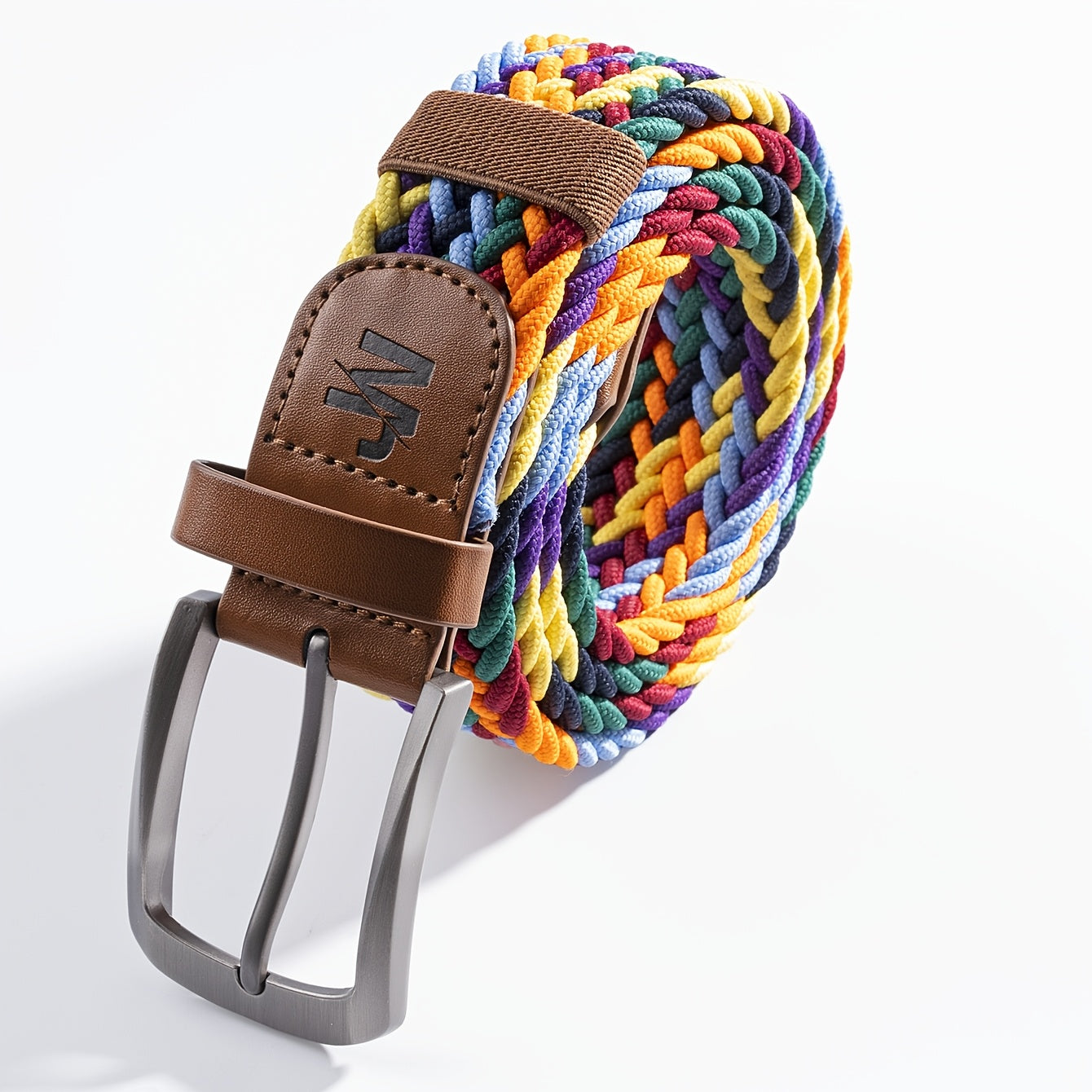 6pcs Colorful Braided Belt for Men & Women