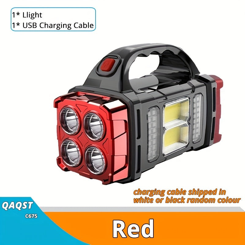 Solar & USB Rechargeable LED Lantern Flashlight