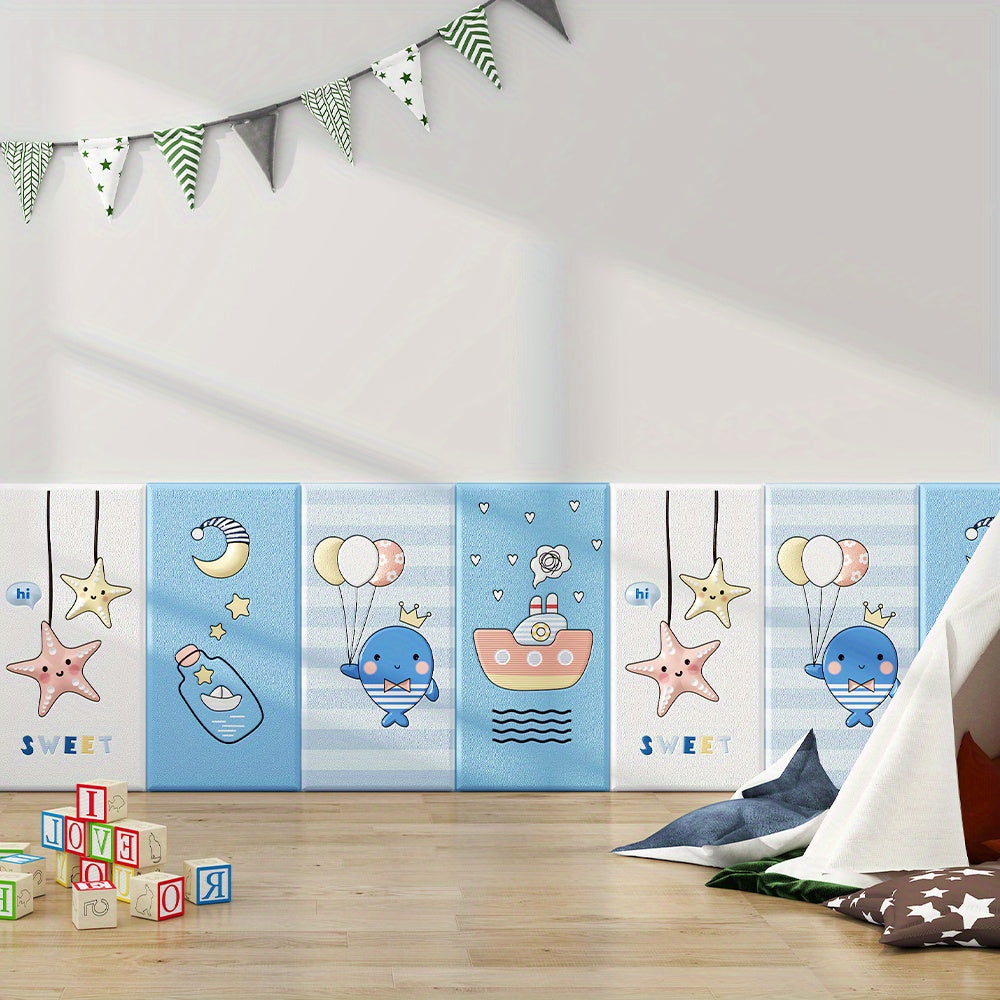 8pcs Bedside Wall Soft Pads