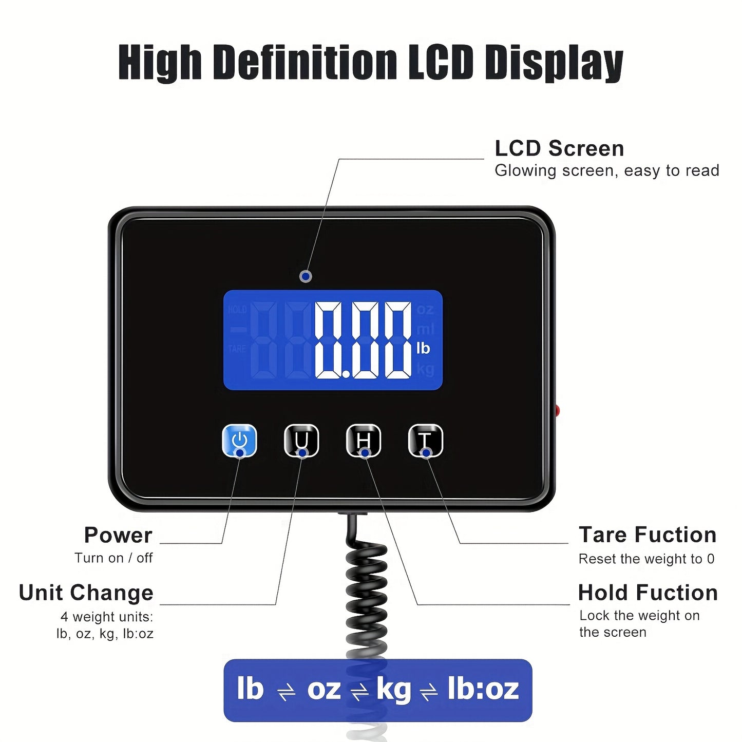 660lb Heavy-Duty Digital Scale