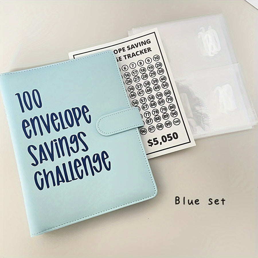 100 Days Deluxe Envelope Savings Challenge - A5 PU Binder