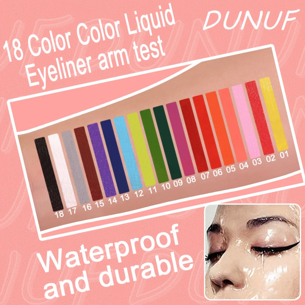 Waterproof Long-Wearing Liquid Eyeliner - Smudge-Resistant