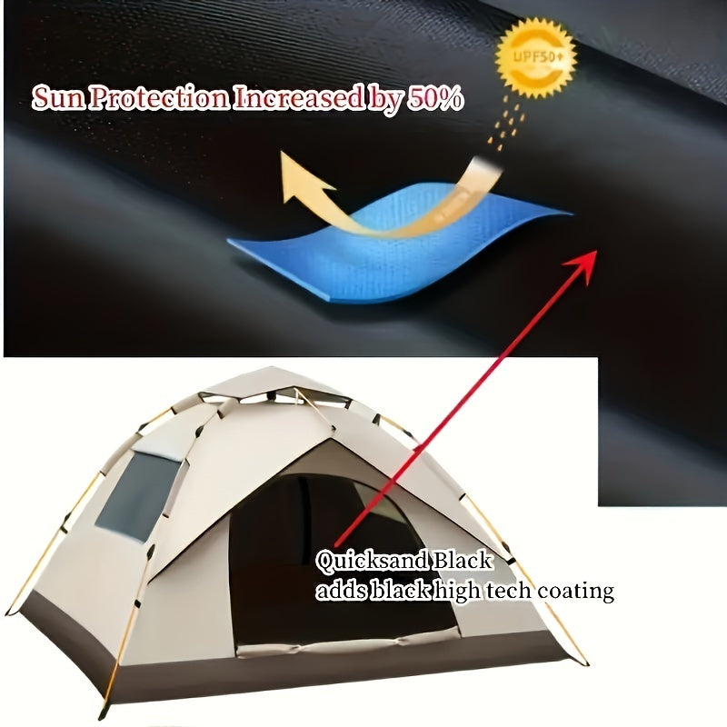 UV Repellent 4-Person Pop-Up Tent